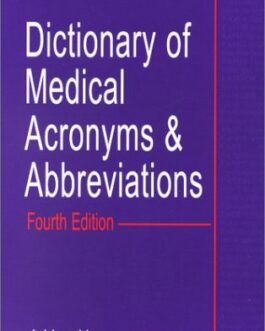DICTIONARY OF MEDICAL ACRONYMS & ABBREVIATIONS