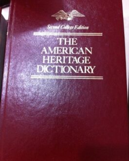 THE AMERICAN HERITAGE DICTIONARY OTHE ENGLISH LAGUAGE