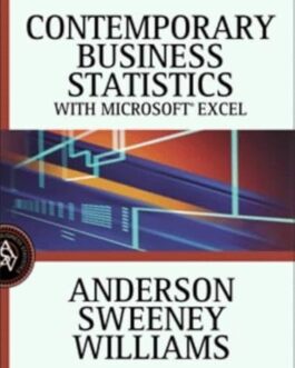 CONTEMPORARY BUSINESS STATISTICS WITH MICROSOFT EXCEL