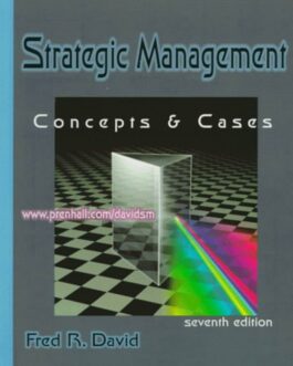 STRATEGIC MANAGEMENT CONCEPTS AND CASES